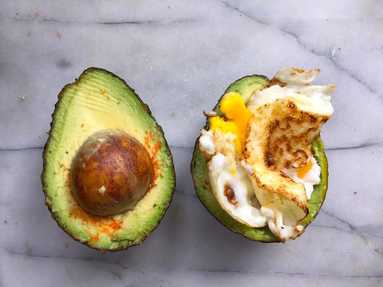 Scrambled Egg Crowned Avocado