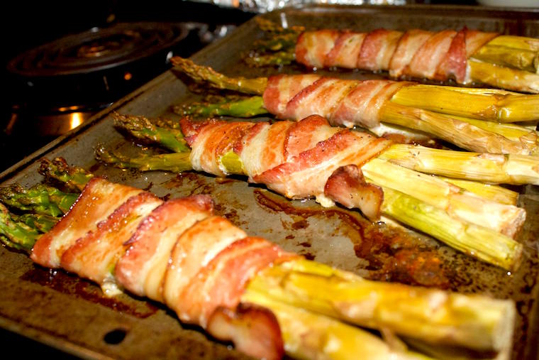 Bacon Wrapped Asparagus Bundles