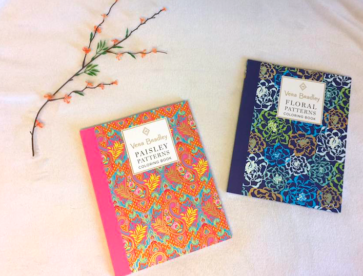 Vera Bradley Coloring Books Add Some Prep To Your Carry On