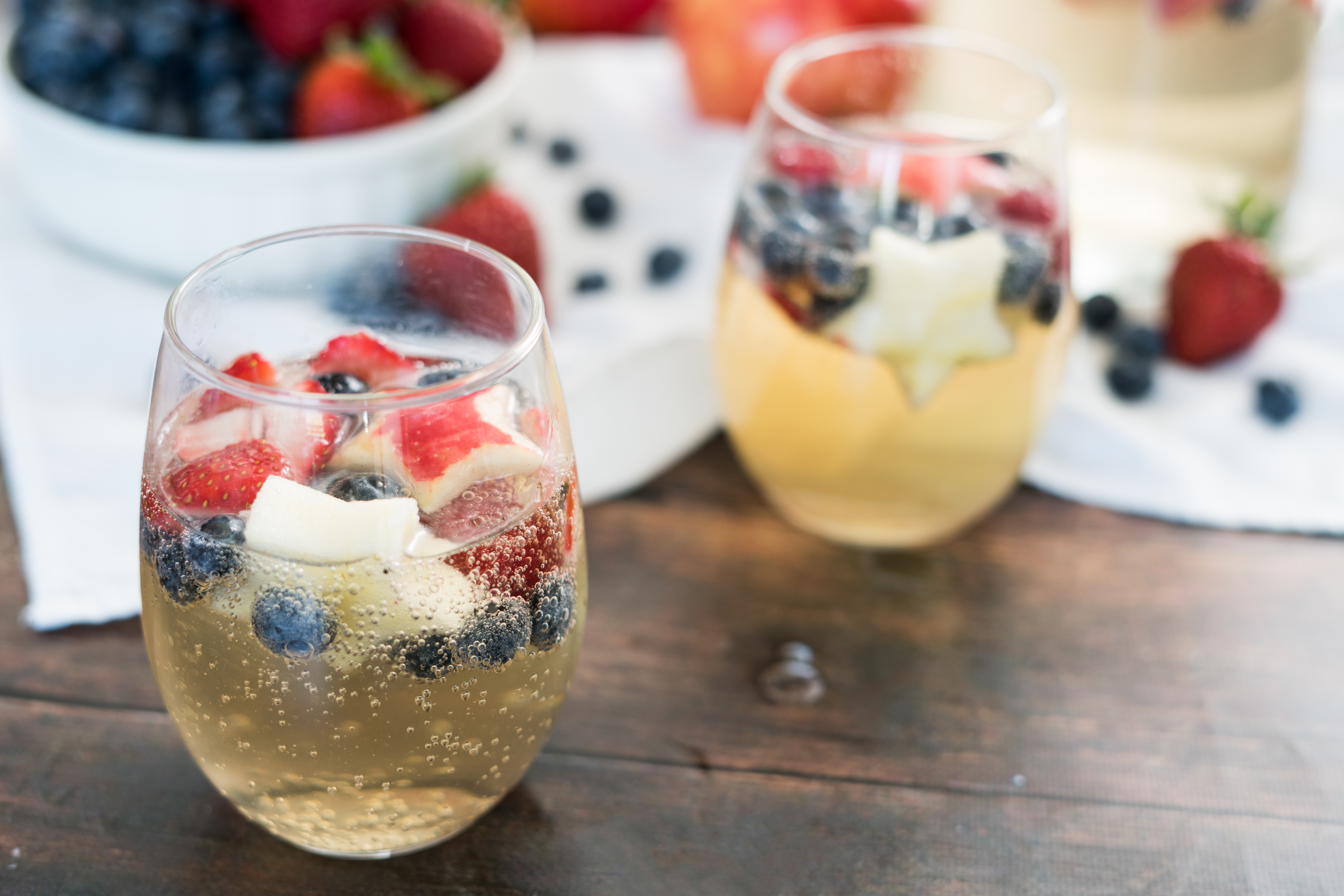 Red White And Blue Wine Spritzer (+Giveaway!)