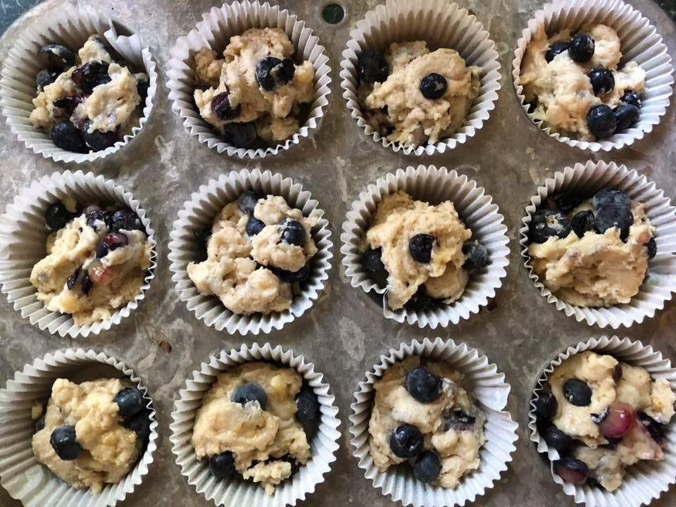 Vegan Blueberry Muffins